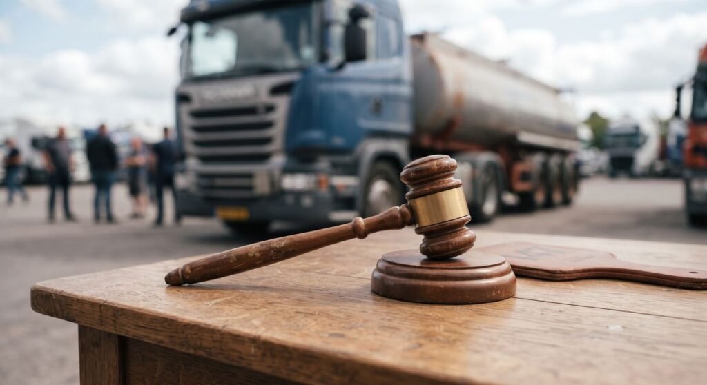 Comparação entre caminhão de leilão judicial, particular e de financeira