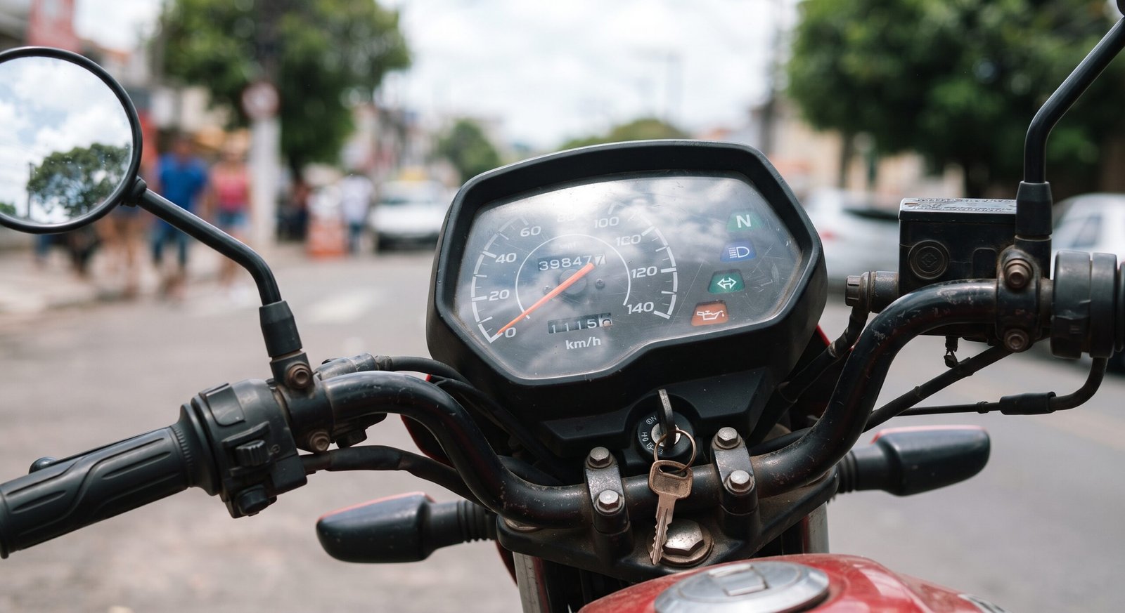 Painel e velocimetro de moto popular